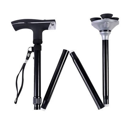 Bastón Ortopédico Plegable + Luz Led